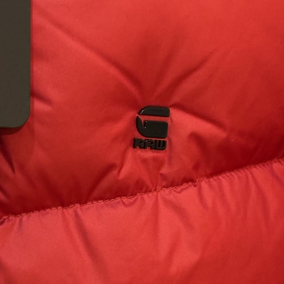 G-Star Raw Red Puffer Down Jacket - Picture 4 of 9